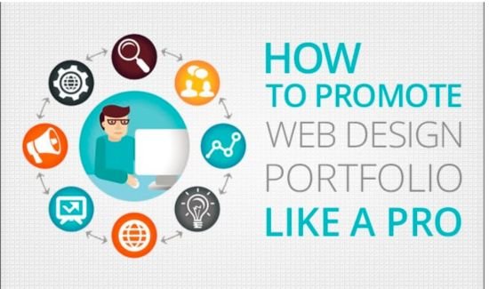 promote your portfolio is one step for freelance portfolio