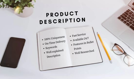 Writing product description is one way to earn money on Fiverr without any skills